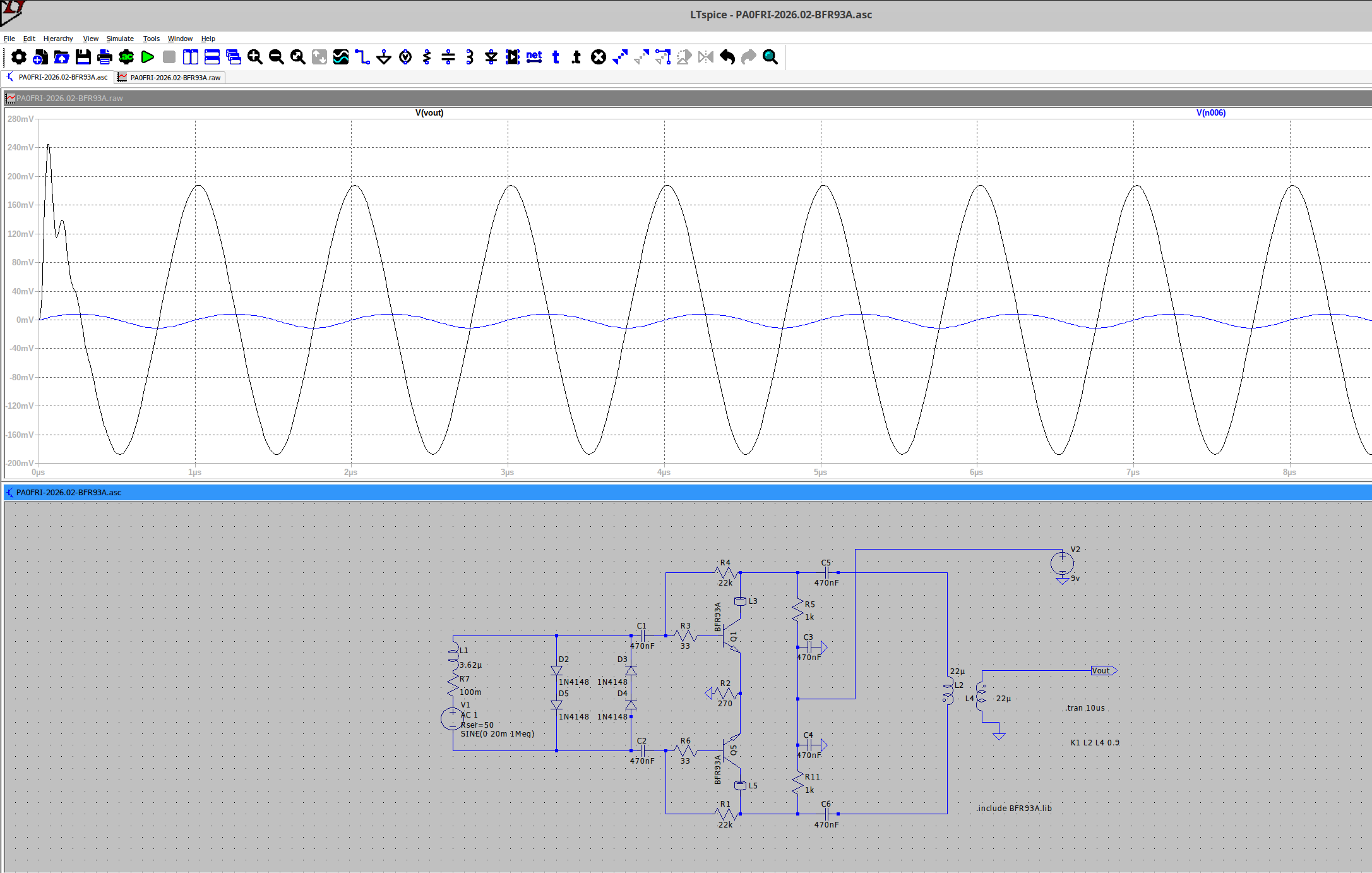 PA0FRI Active Antenna 2026 Sim 2