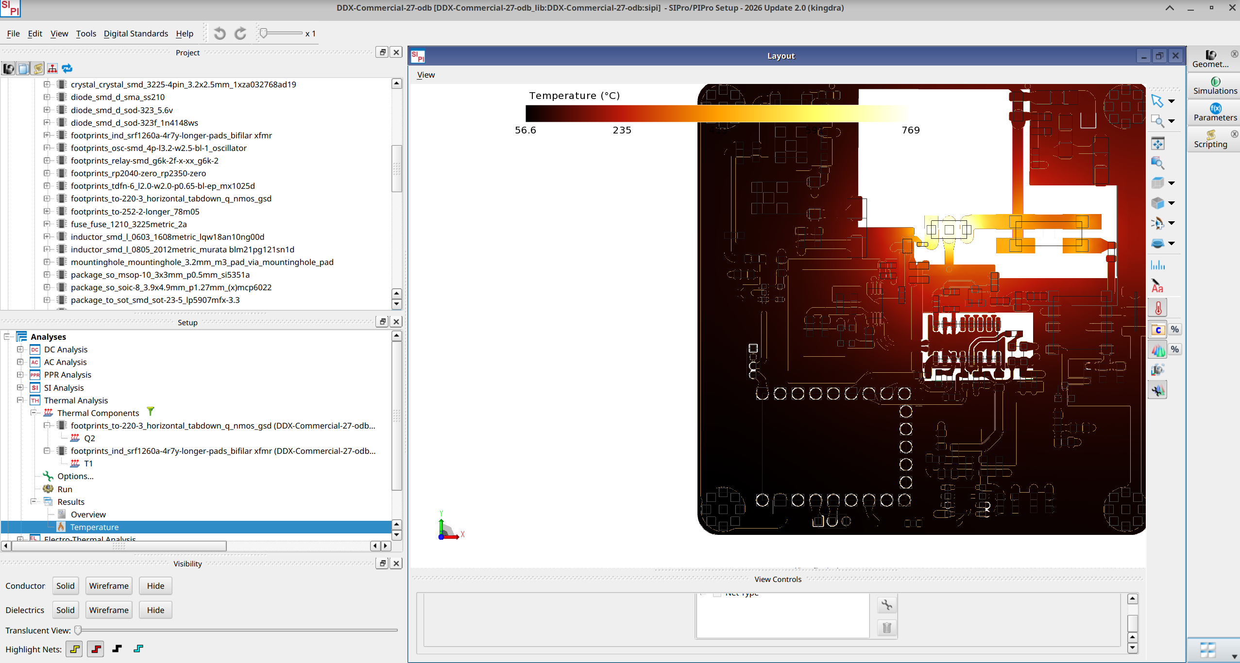Revised PCB: No thermal coupling into TCXO region