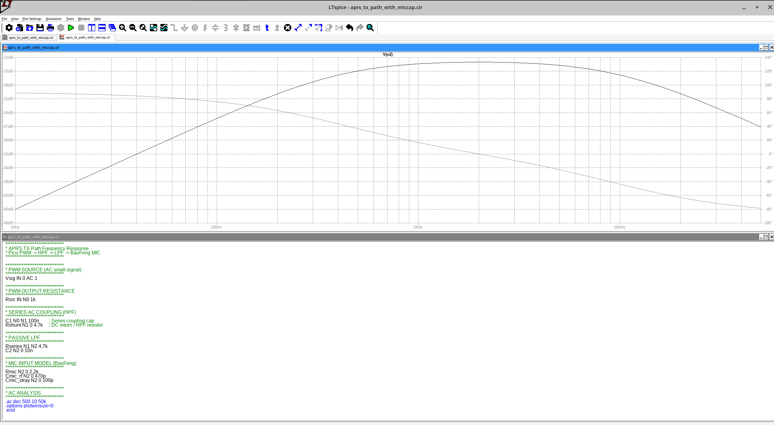 KISSLink v1 Simulation TX