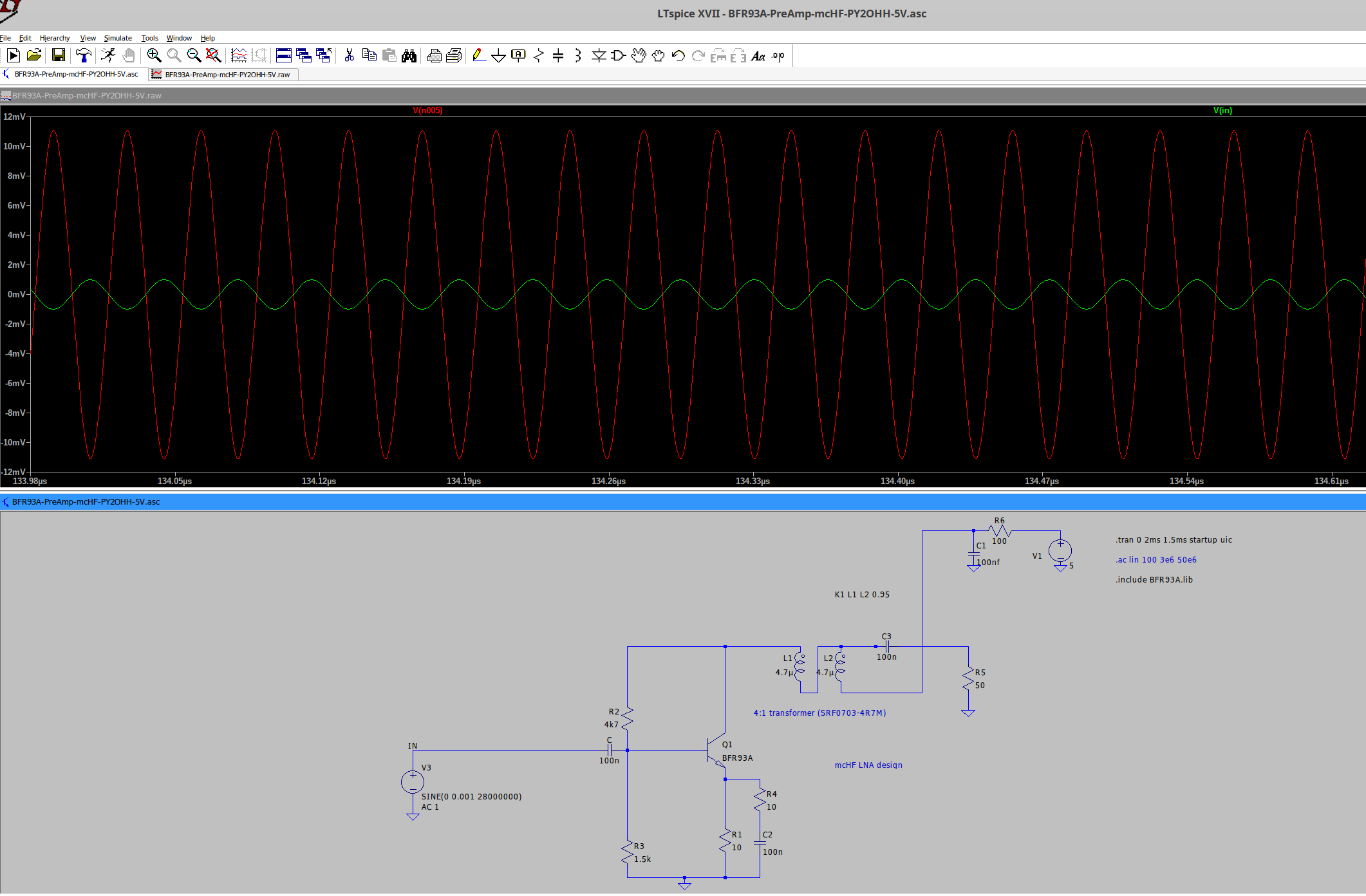 HF LNA Simulation 2