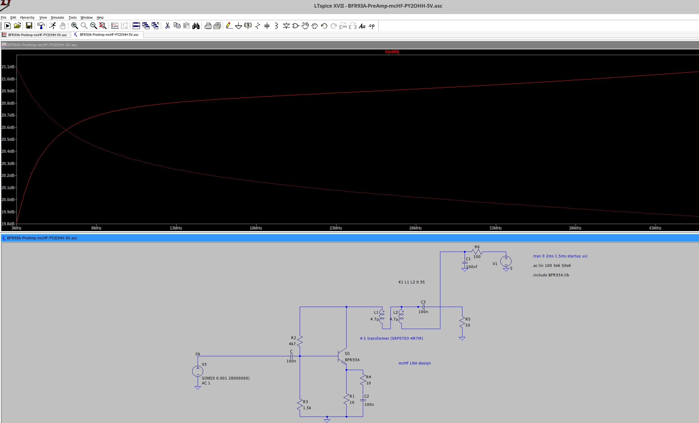 HF LNA Simulation 3