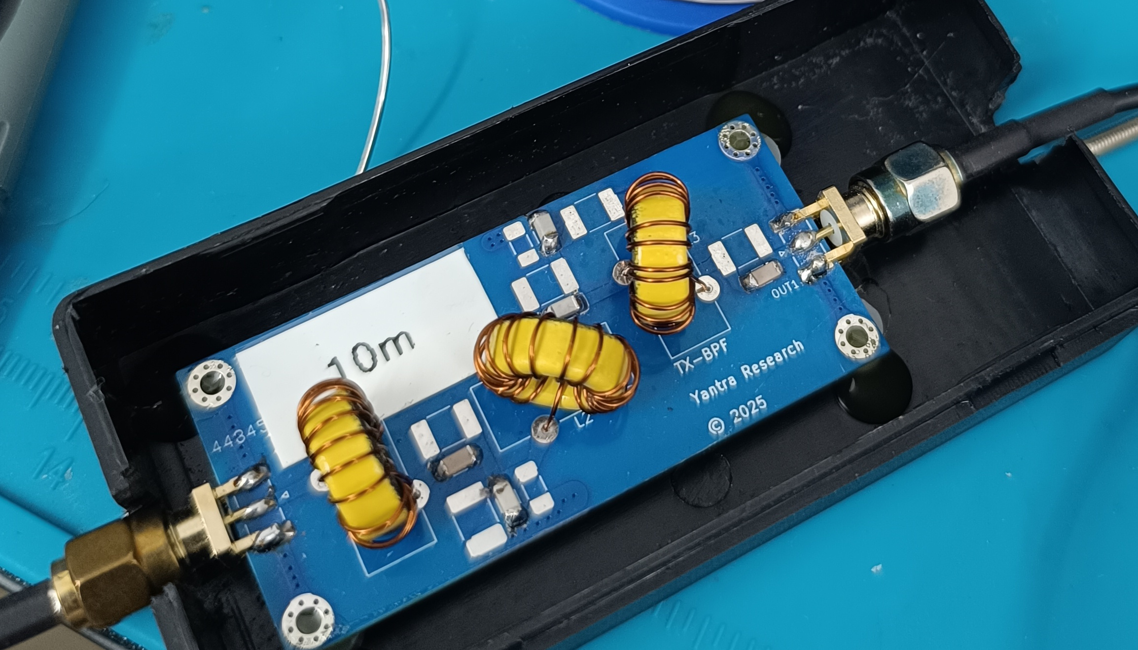 TX-BPF PCB build results