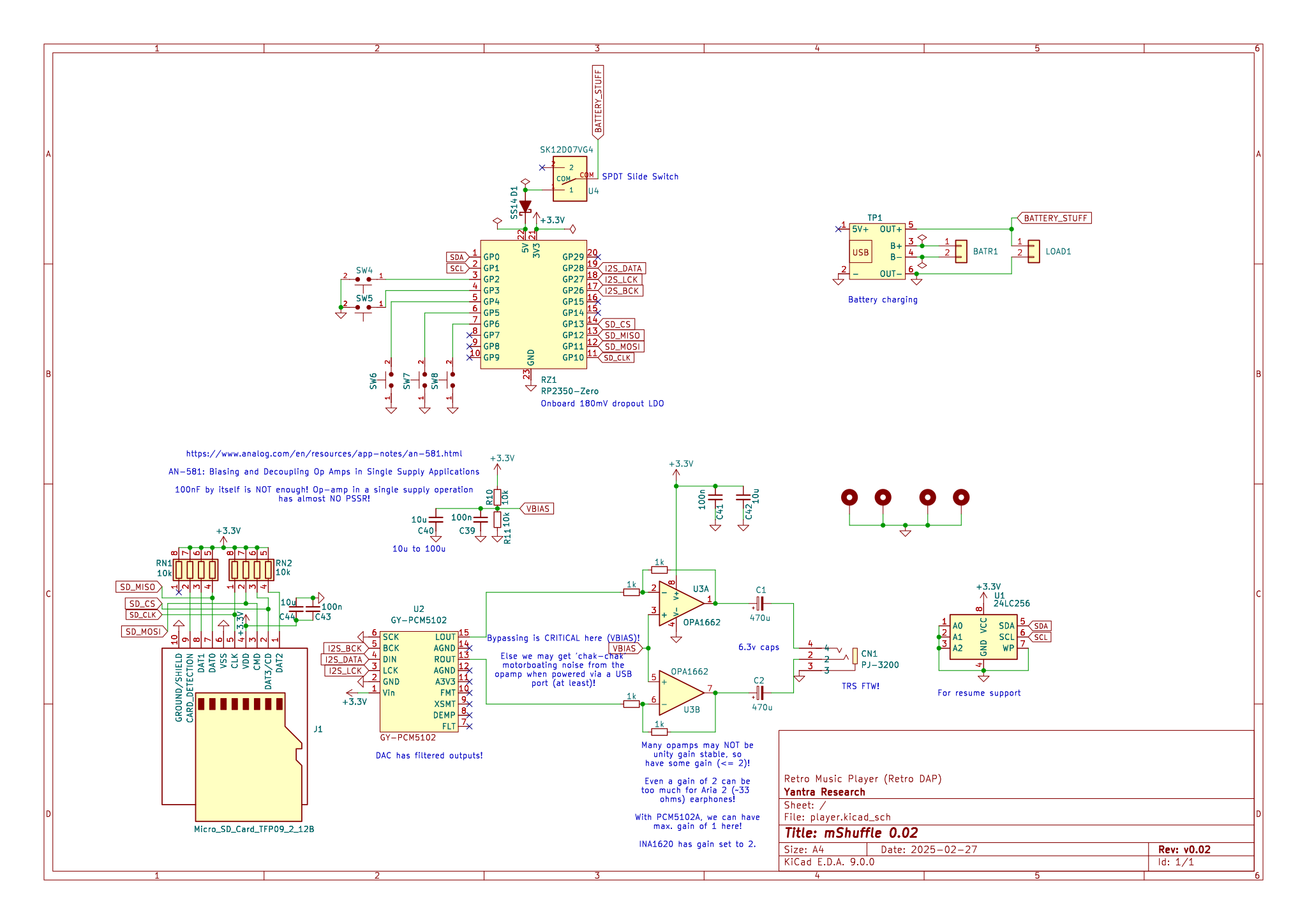 Very early WIP PoC schematic