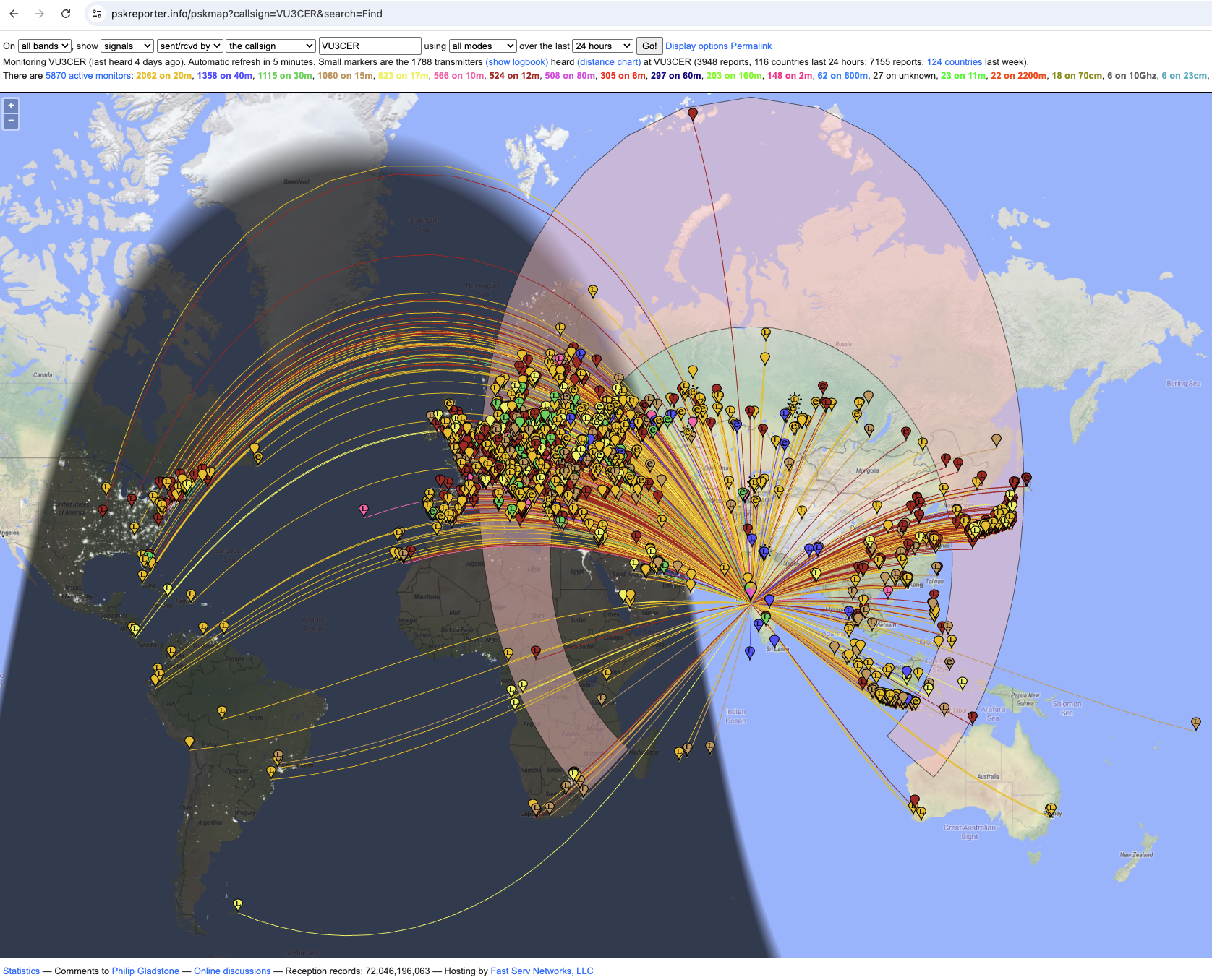 On-air FT8 demo